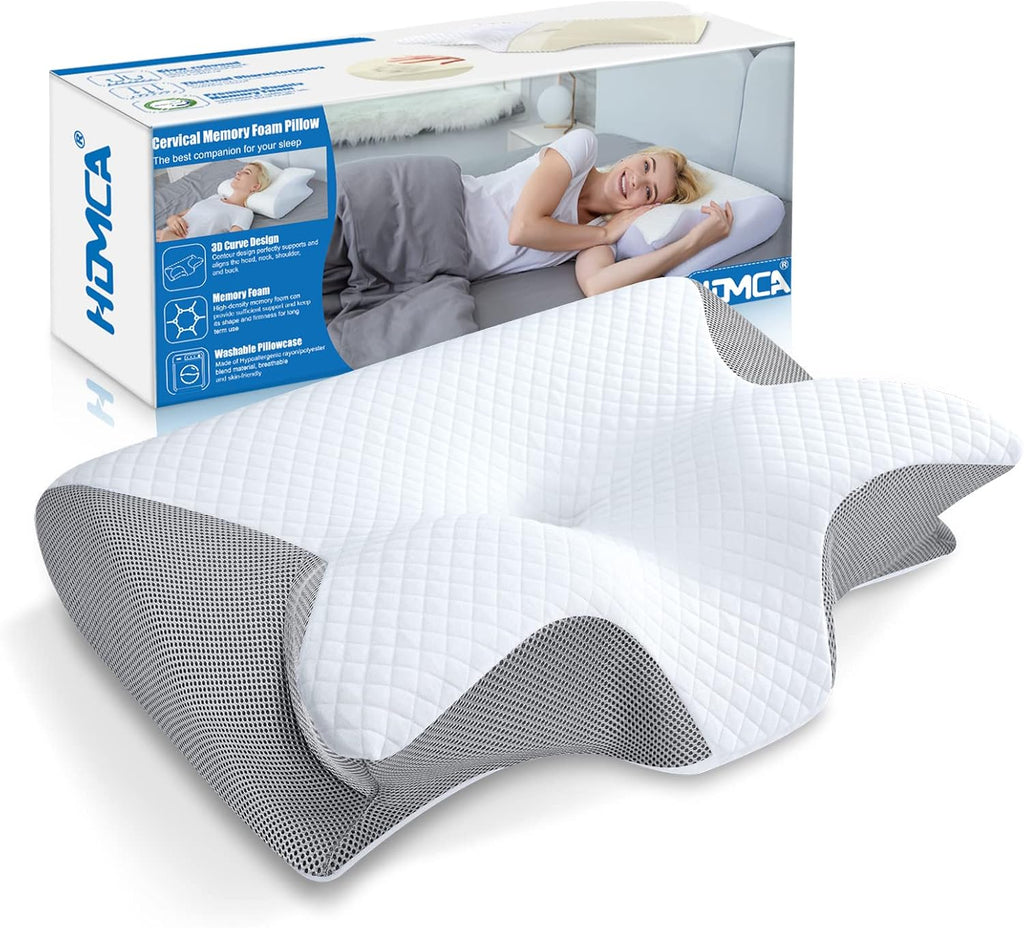Ergonomic butterfly pillow